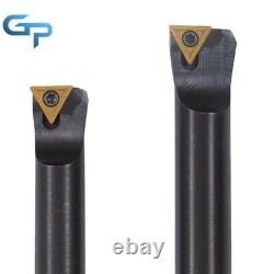 3 Boring Head R8 Shank and 10Pcs 3/4 Carbide Tipped Boring Bar Set End Mills