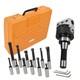 3 Boring Head With R8 Shank And 12pcs 3/4 Carbide Boring Bar Set Milling New