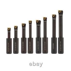 3 Boring head R8 Shank +TCMT 8pcs Indexable 3/4 Boring Bar Set
