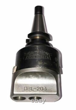 3 CRITERION DBL-203 OFFSET BORING HEAD With #30 NMTB QUICK CHANGE SHANK