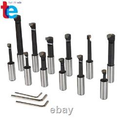 3 Inch Precision Boring Head With R8 Shank 12 Pcs 3/4 Carbide Boring Bars Set