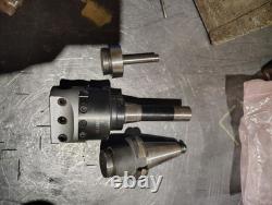 3 boring head shars with BT 40, R8, 1/2 straight shanks