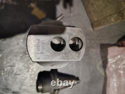 3 boring head shars with BT 40, R8, 1/2 straight shanks