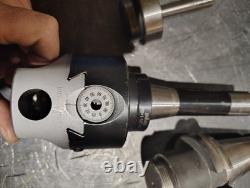 3 boring head shars with BT 40, R8, 1/2 straight shanks