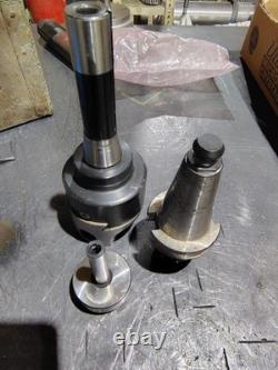 3 boring head shars with BT 40, R8, 1/2 straight shanks