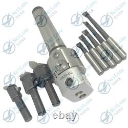 38mm Boring Head With 3mt Shank Arbor & Tools For Milling Machines