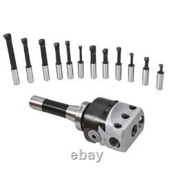 3In Boring Head R8 Shank 12-Pack 3/4In Carbide Boring Bar Set Milling