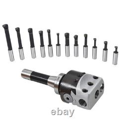 3In Boring Head R8 Shank 12-Pack 3/4In Carbide Boring Bar Set Milling