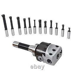 3In Boring Head R8 Shank 12-Pack 3/4In Carbide Boring Bar Set Milling