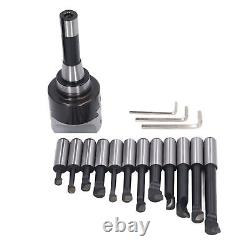 3in Adjusting Boring Head R8 Shank 3/4 Cemented Carbide Boring Bar Kit For CNC