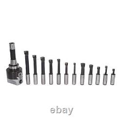 3in Adjusting Boring Head R8 Shank 3/4 Cemented Carbide Boring Bar Kit For CNC