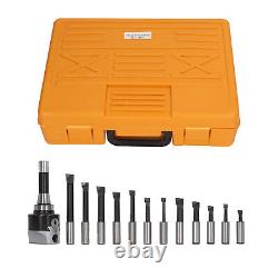 3in Adjusting Boring Head R8 Shank 3/4 Cemented Carbide Boring Bar Kit For CNC