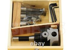 4 Boring head R8 Shank + 6pcs Carbide Tipped Boring Bar Set Save $188.05 R