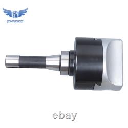 4'' Precision Adjustable Boring Head 3-3/4 Head Height with R8 Shank w. 1 Hole