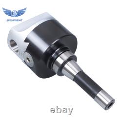 4'' Precision Adjustable Boring Head 3-3/4 Head Height with R8 Shank w. 1 Hole