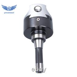 4'' Precision Adjustable Boring Head 3-3/4 Head Height with R8 Shank w. 1 Hole