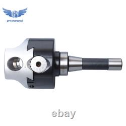 4'' Precision Adjustable Boring Head 3-3/4 Head Height with R8 Shank w. 1 Hole