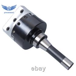 4'' Precision Adjustable Boring Head 3-3/4 Head Height with R8 Shank w. 1 Hole