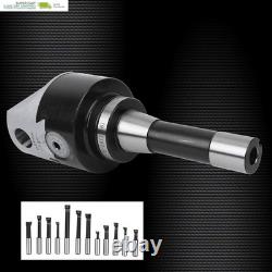 / 4 in Boring Head + R8-1-1/2-18 (7/16) Boring Bar + 3/4In Boring Cutter Set 40C