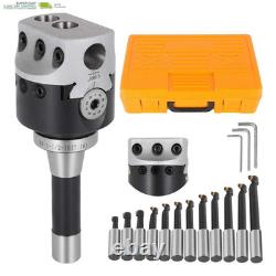 / 4 in Boring Head + R8-1-1/2-18 (7/16) Boring Bar + 3/4In Boring Cutter Set 40C