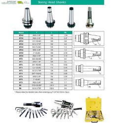 / 4 in Boring Head + R8-1-1/2-18 (7/16) Boring Bar + 3/4In Boring Cutter Set 40C