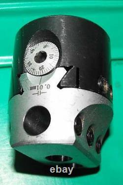 50mm Boring Head with 2 Morse shank and set of 9 12mm diameter tools 50mm 2MT