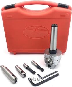 62mm Boring Head with MT3 Shank Supplied withHSS & Carbide Brazed Tools-USA STOCK
