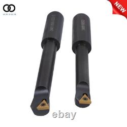7/16×20UNF 3/4 Boring Bar Set 3 Boring Head 10 × R8 Shank Indexable Tipped