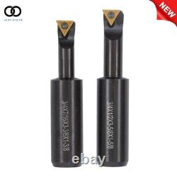 7/16×20UNF 3/4 Boring Bar Set 3 Boring Head 10 × R8 Shank Indexable Tipped