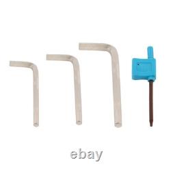 8Pieces Indexable 3/4 Boring Bar Set+3 Boring head R8 Shank Dial Reading 0-100