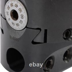 8Pieces Indexable 3/4 Boring Bar Set+3 Boring head R8 Shank Dial Reading 0-100