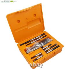 9-Pack Set 2 Boring Head R8 Shank 1/2 Carbide Boring Bar Set Replacement for Bri