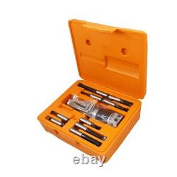 9-Piece 2 Boring Head R8 Shank and Carbide Boring Bar Set for Milling Mach