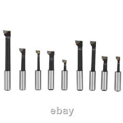 9PCs 2-Inch Boring Head Set 1/2-Inch R8 Shank CNC Milling Tool Kits Accessory