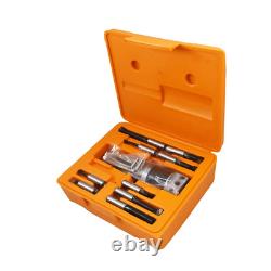 9Pcs 2 Boring Head R8 Shank 1/2 Carbide Boring Bar Set Milling