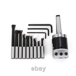 9pcs Boring Head Shank 1/2 Carbide Boring Bar MT2-M10 F1-12 Set CNC Milling USA