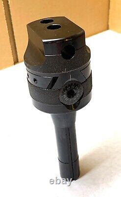 AIG MICRO-ADJUSTING OFFSET BORING HEAD 1/2 Holder with R8 Arbor VERY NICE