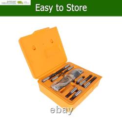 ALL-CARB 2 Inch Boring Head R8 Shank 9Pcs Boring Bars 1/2 Inch Carbide Boring Ba