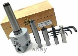 BORING HEAD 62MM DIA-CARBIDE BRAZED SET 1 DIV=0.01MM (MT3 M12 x 1.75DRAWBAR) USA