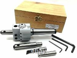 BORING HEAD 62MM DIA-CARBIDE BRAZED SET 1 DIV=0.01MM (MT3 M12 x 1.75DRAWBAR) USA