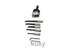 BORING HEAD' 75mm Dia R8 Shank / with 20 MM 5 Pcs Boring Bars