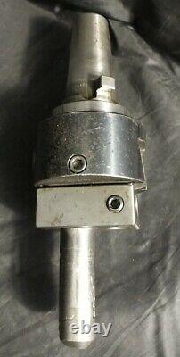 BRIDGEPORT NO. 2 ADJUSTABLE BORING HEAD & TSD KWIK SWITCH Holder