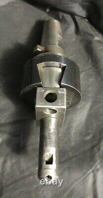 BRIDGEPORT NO. 2 ADJUSTABLE BORING HEAD & TSD KWIK SWITCH Holder