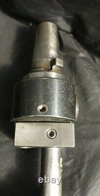 BRIDGEPORT NO. 2 ADJUSTABLE BORING HEAD & TSD KWIK SWITCH Holder