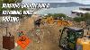 Blasting Granite For A Retaining Wall Footing