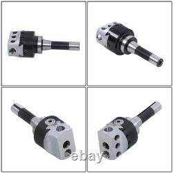 Boring Head R8 Shank 3 + 3/4 Carbide Tipped 10Pcs Boring Bar Set End Mills