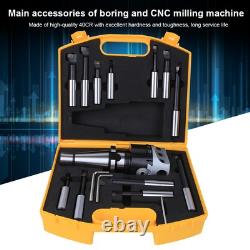 Boring Head Set 40CR CNC Milling Tool F1-18 75mm DiameterNT40-F1-18-12PCS New
