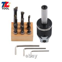 Boring Head and Bar Set 2 3/4 Shank 9Pcs 1/2 C6 for Machining