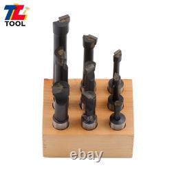 Boring Head and Bar Set 2 3/4 Shank 9Pcs 1/2 C6 for Machining