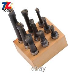 Boring Head and Bar Set 2 3/4 Shank 9Pcs 1/2 C6 for Machining
